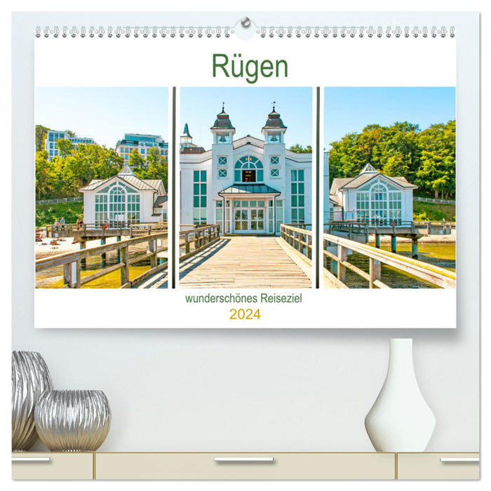 Rügen - wunderschönes Reiseziel (CALVENDO Premium Wandkalender 2024)