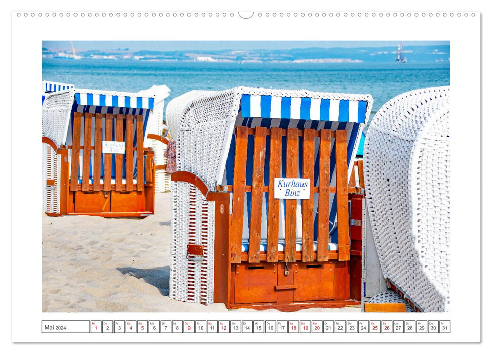 Rügen - beautiful travel destination (CALVENDO Premium Wall Calendar 2024) 