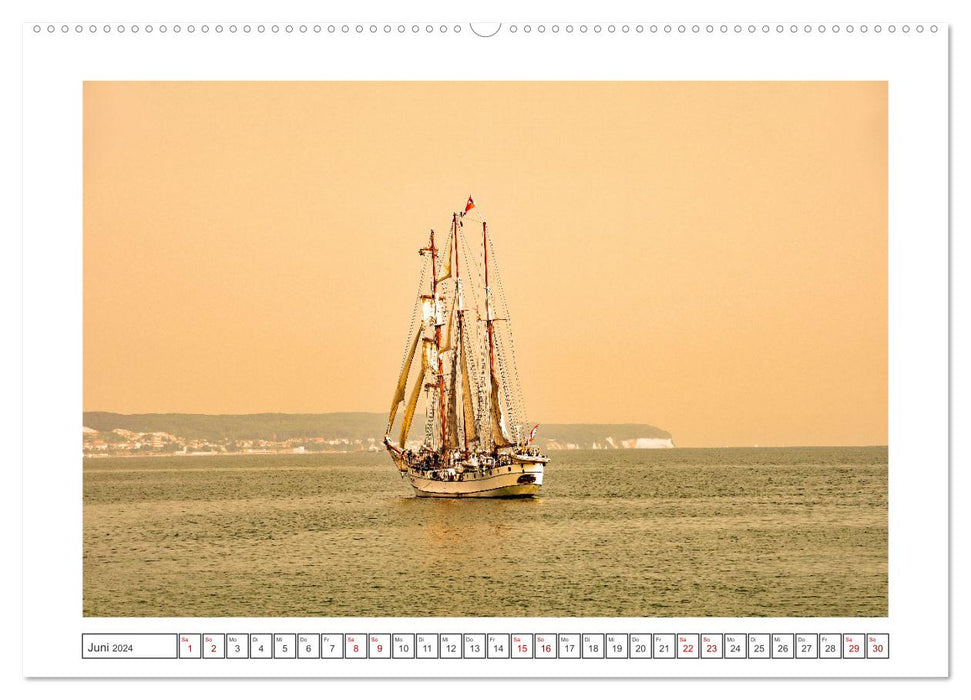 Rügen - beautiful travel destination (CALVENDO Premium Wall Calendar 2024) 