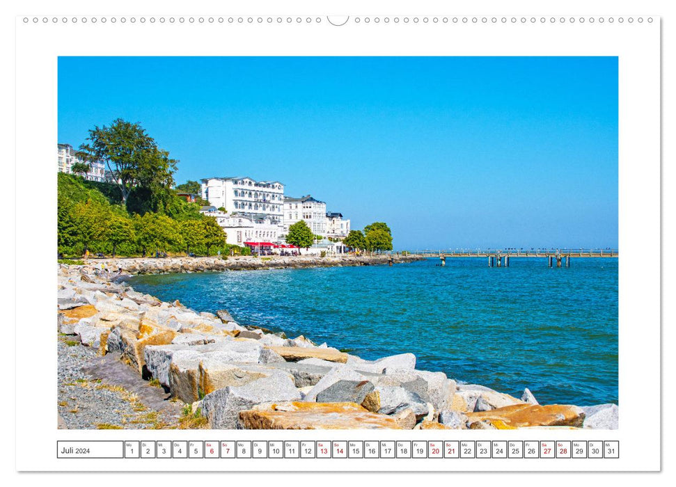 Rügen - beautiful travel destination (CALVENDO Premium Wall Calendar 2024) 