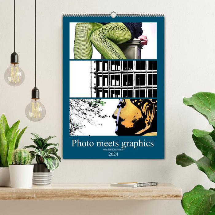 Photo meets graphics - By Ralf Kretschmer (CALVENDO wall calendar 2024) 