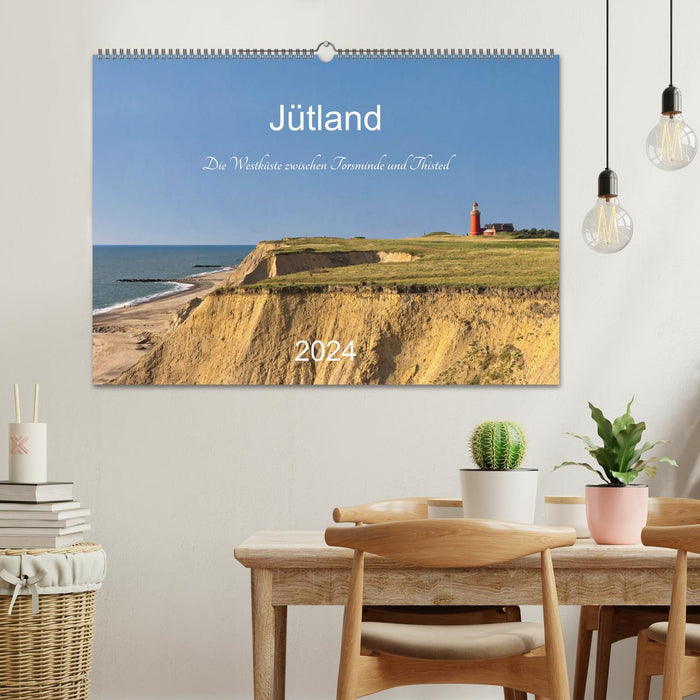 Jutland. The west coast between Torsminde and Thisted (CALVENDO wall calendar 2024) 