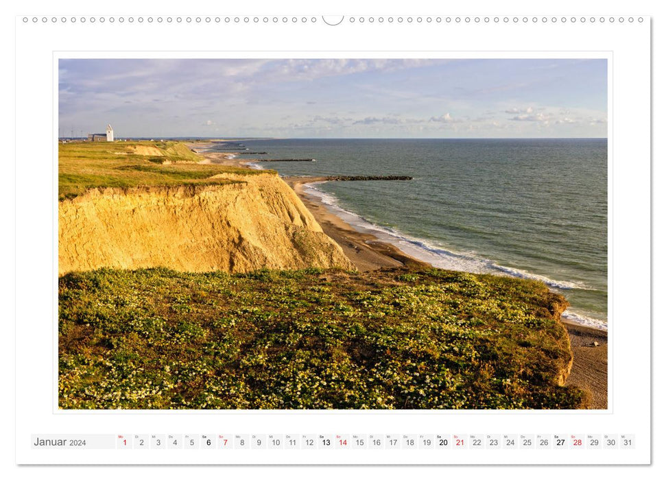 Jutland. The west coast between Torsminde and Thisted (CALVENDO wall calendar 2024) 