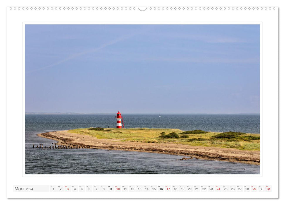 Jutland. The west coast between Torsminde and Thisted (CALVENDO wall calendar 2024) 