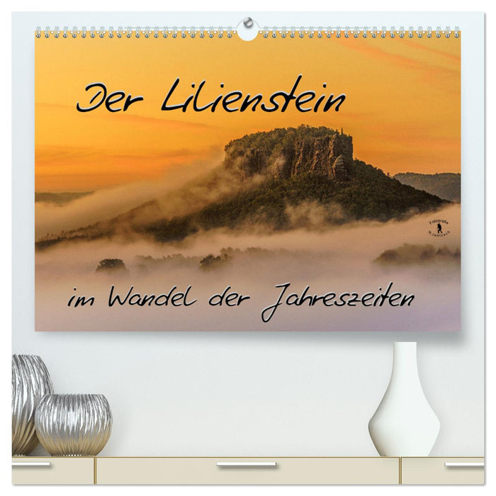 The Lilienstein through the seasons (CALVENDO Premium Wall Calendar 2024) 