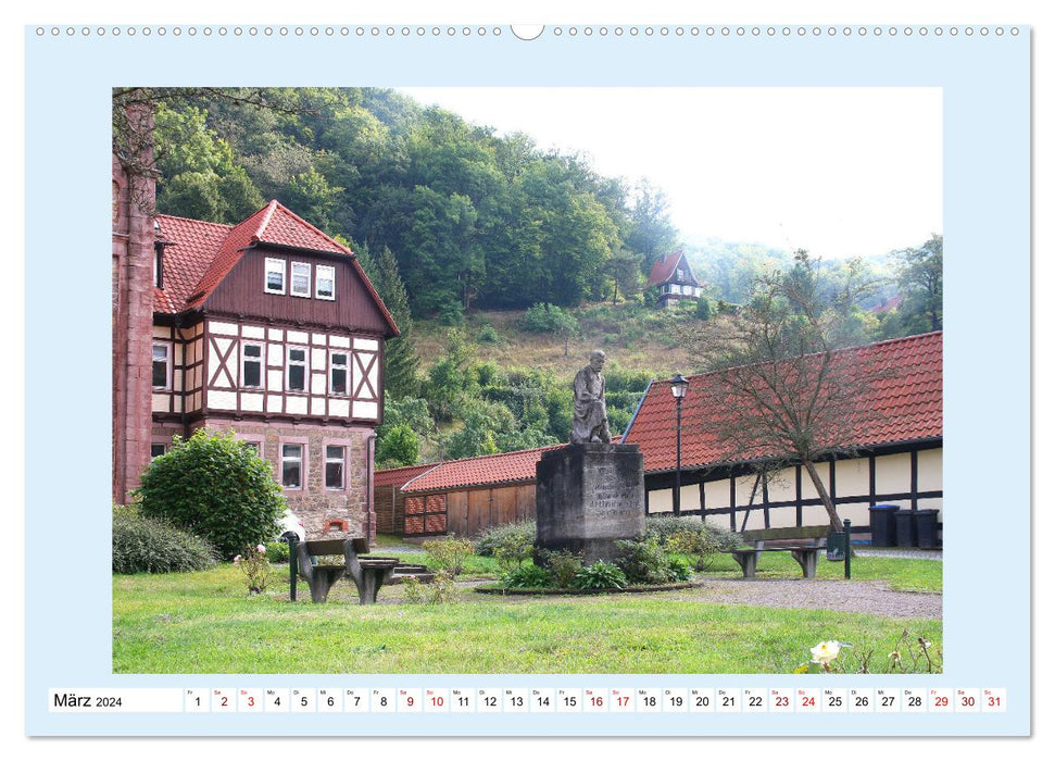 Stolberg im Harz - Deutschlands schönstes Dorf (CALVENDO Wandkalender 2024)