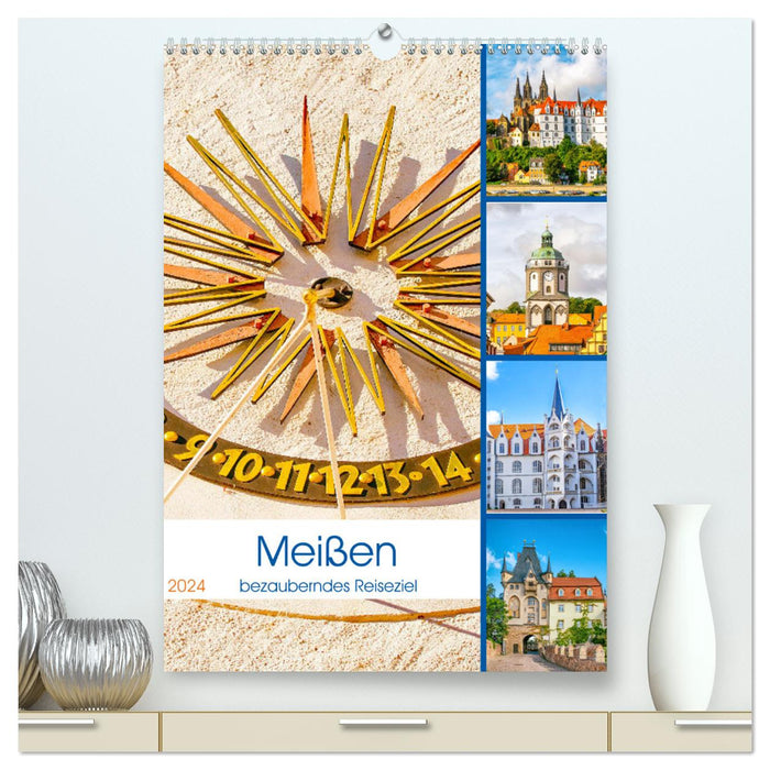 Meißen - enchanting travel destination (CALVENDO Premium Wall Calendar 2024) 