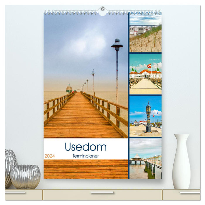 Usedom - Appointment Planner (CALVENDO Premium Wall Calendar 2024) 