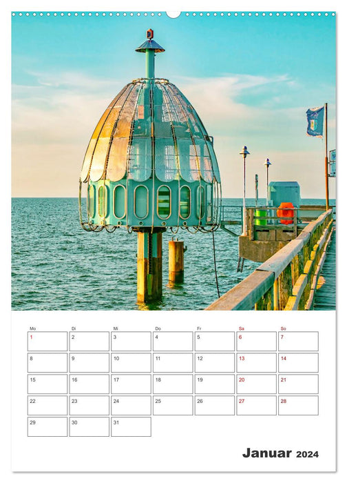 Usedom - Appointment Planner (CALVENDO Premium Wall Calendar 2024) 