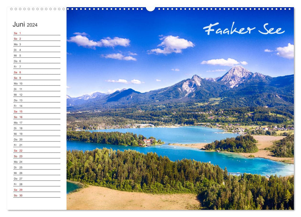 Beautiful Carinthia. Landscape and lakes. (CALVENDO wall calendar 2024) 