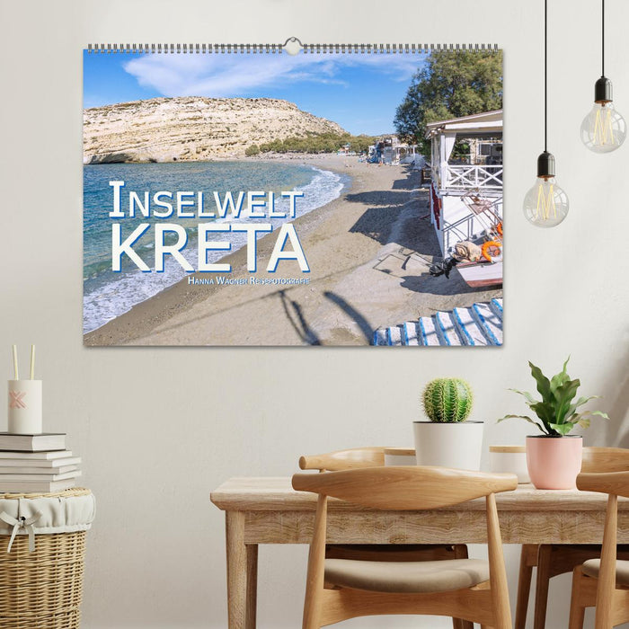 Island world of Crete (CALVENDO wall calendar 2024) 