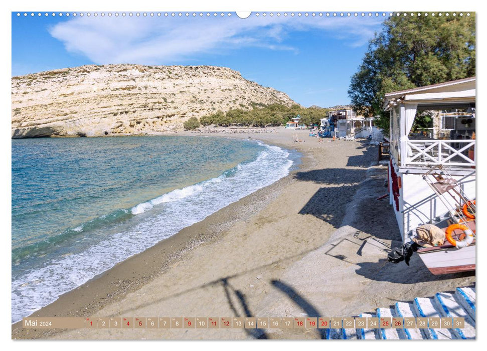 Island world of Crete (CALVENDO wall calendar 2024) 