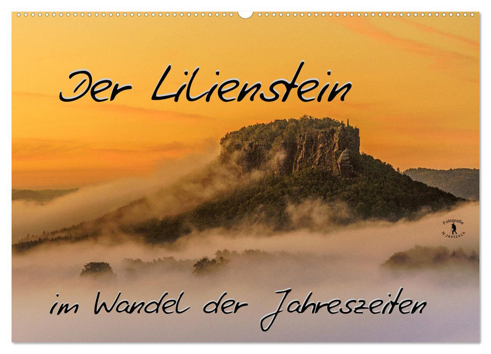 The Lilienstein through the seasons (CALVENDO wall calendar 2024) 