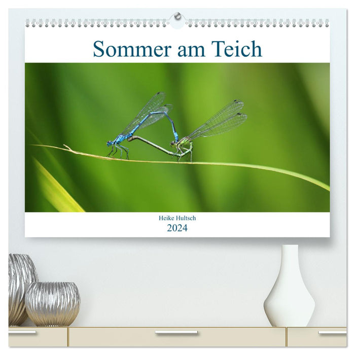 Sommer am Teich (CALVENDO Premium Wandkalender 2024)