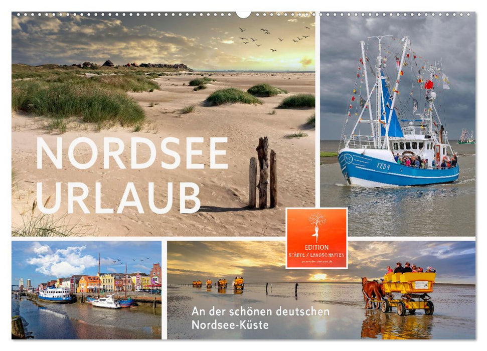 Nordsee-Urlaub (CALVENDO Wandkalender 2024)