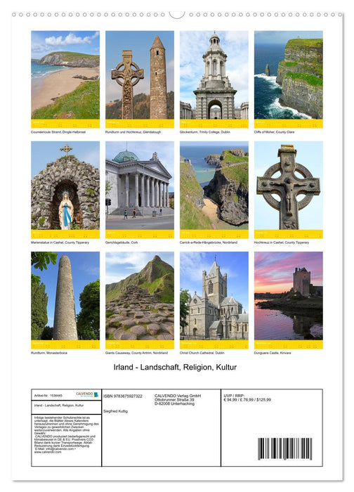 Irland - Landschaft, Religion, Kultur (CALVENDO Premium Wandkalender 2024)