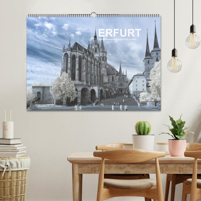 Erfurt - Infrarotfotografien von Kurt Lochte (CALVENDO Wandkalender 2024)