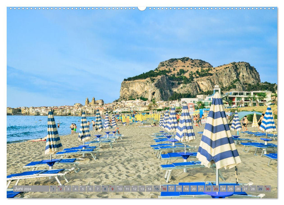 Sizilien - Von Palermo nach Cefalù (CALVENDO Premium Wandkalender 2024)