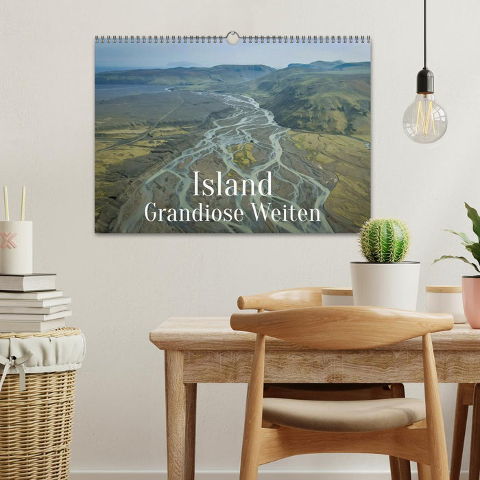 Island - Grandiose Weiten (CALVENDO Wandkalender 2024)