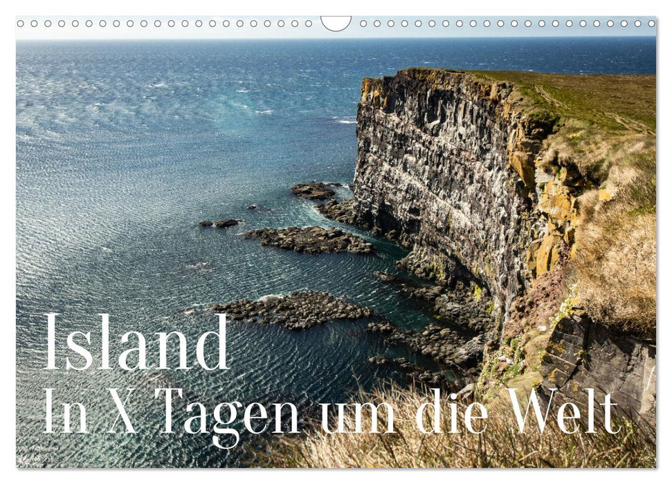 Island - In X Tagen um die Welt (CALVENDO Wandkalender 2024)