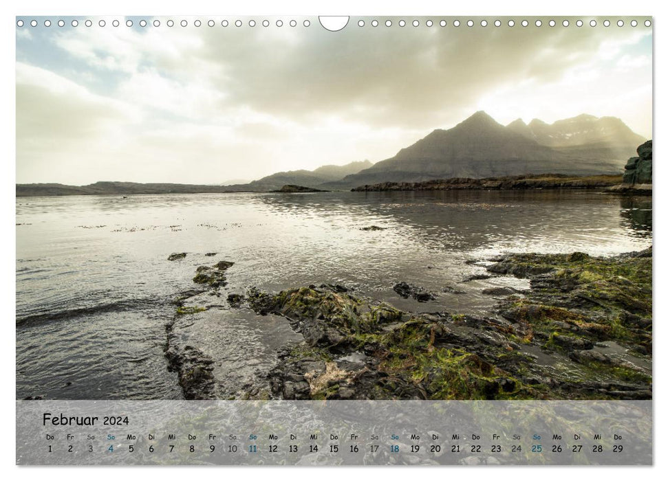 Iceland - Around the World in X Days (CALVENDO Wall Calendar 2024) 