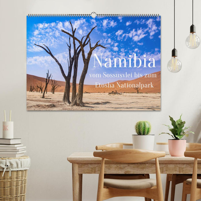 Namibia - Vom Sossusvlei bis zum Etosha Nationalpark (CALVENDO Wandkalender 2024)