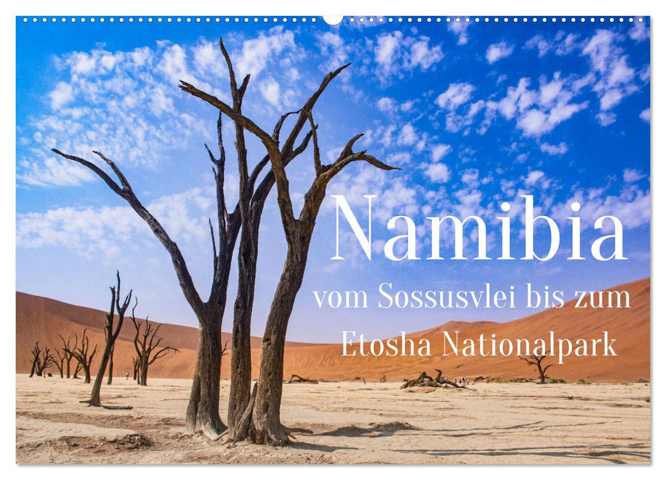 Namibia - Vom Sossusvlei bis zum Etosha Nationalpark (CALVENDO Wandkalender 2024)