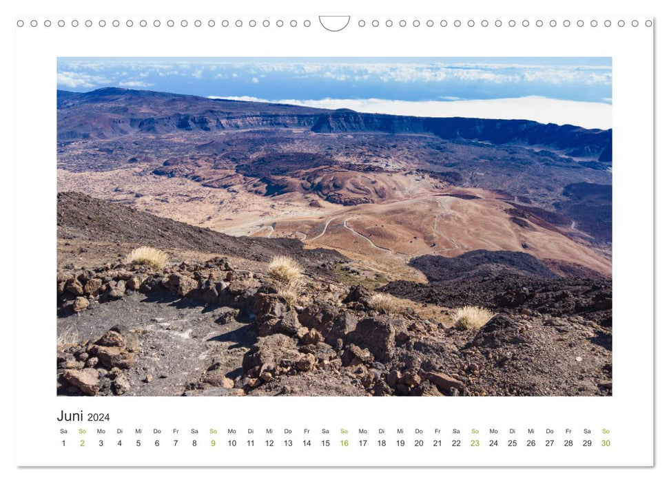 X days Tenerife – 3700 meters to the sea (CALVENDO wall calendar 2024) 