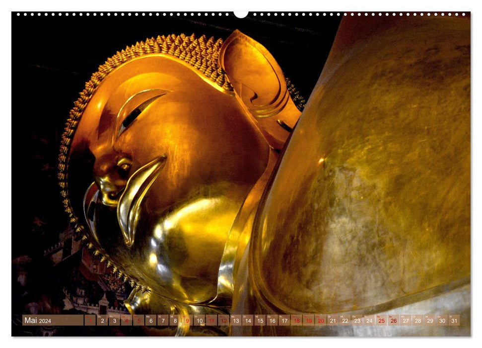 Buddha - The Power of Smiles (Ralf Kretschmer) (CALVENDO Wall Calendar 2024) 