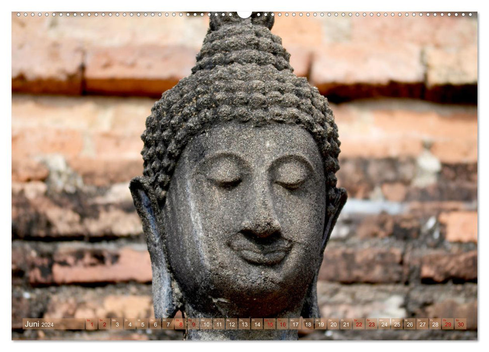 Buddha - The Power of Smiles (Ralf Kretschmer) (CALVENDO Wall Calendar 2024) 