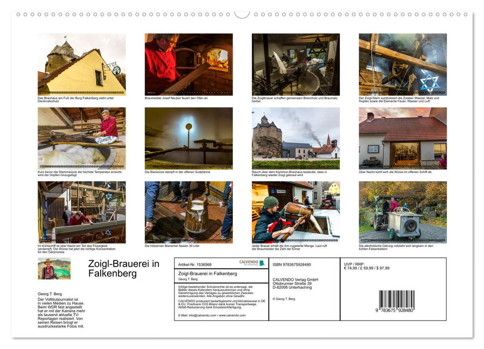 Zoigl. Der historische Brauprozess (CALVENDO Premium Wandkalender 2024)