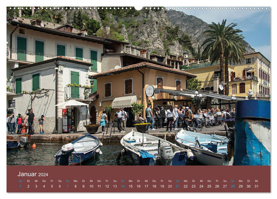 Von Limone Sul Garda nach Locarno (CALVENDO Premium Wandkalender 2024)