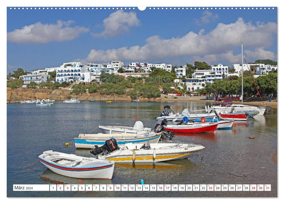 The Cyclades - Islands in the Aegean Sea (CALVENDO wall calendar 2024) 