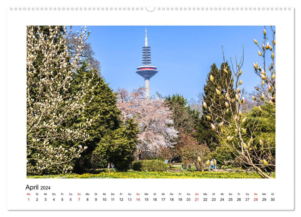 Frankfurt - Parks und Gärten (CALVENDO Premium Wandkalender 2024)