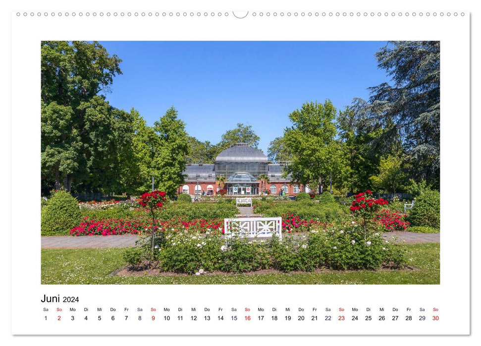 Frankfurt - Parks und Gärten (CALVENDO Premium Wandkalender 2024)