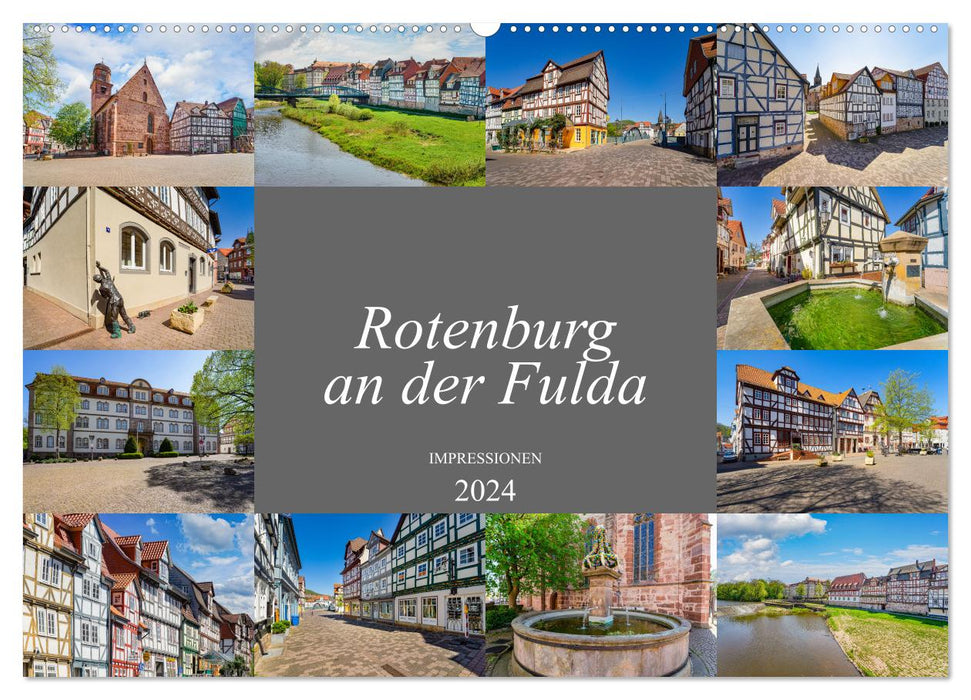 Rotenburg an der Fulda impressions (CALVENDO wall calendar 2024) 