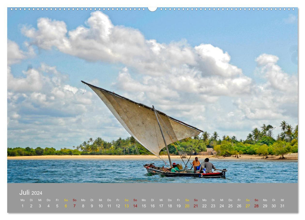 Lamu - insider tip in Kenya (CALVENDO Premium Wall Calendar 2024) 