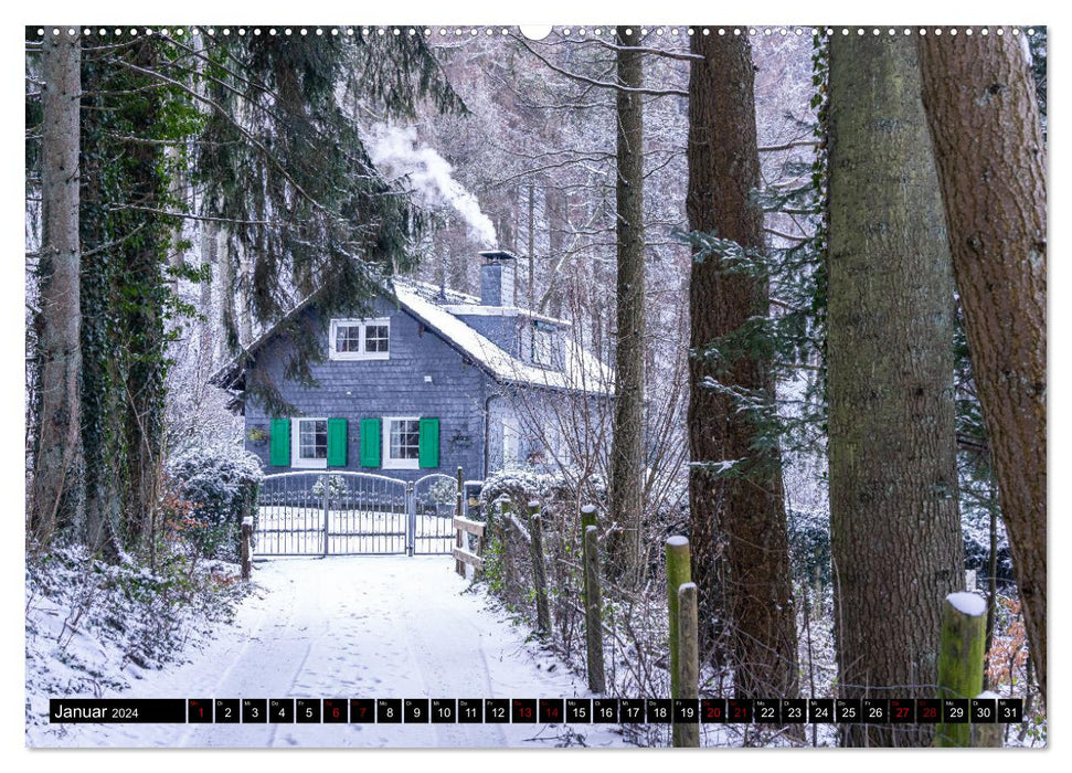 Beautiful Wuppertal - enchanting places in and on the outskirts of the city (CALVENDO Premium Wall Calendar 2024) 
