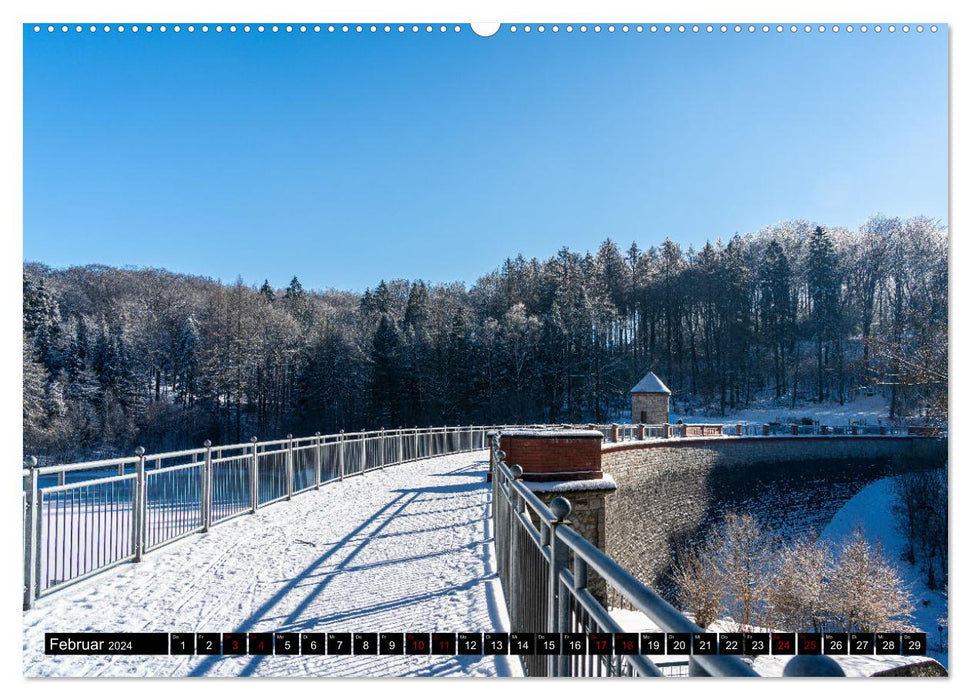 Beautiful Wuppertal - enchanting places in and on the outskirts of the city (CALVENDO Premium Wall Calendar 2024) 