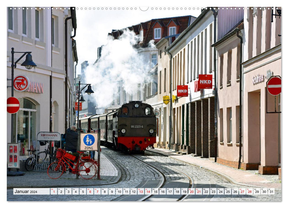 Idyllic BAD DOBERAN, a small town worth seeing (CALVENDO Premium Wall Calendar 2024) 