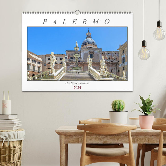 Palermo - Die Seele Siziliens (CALVENDO Wandkalender 2024)