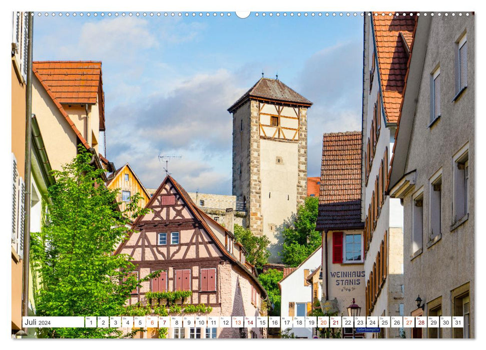 Rottenburg am Neckar Impressions (CALVENDO Premium Wall Calendar 2024) 