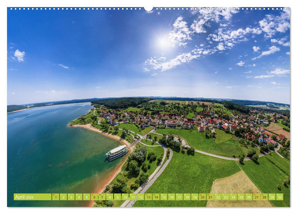 Meine Heimat von oben ... Luftaufnahmen vom Fränkischen Seenland (CALVENDO Premium Wandkalender 2024)