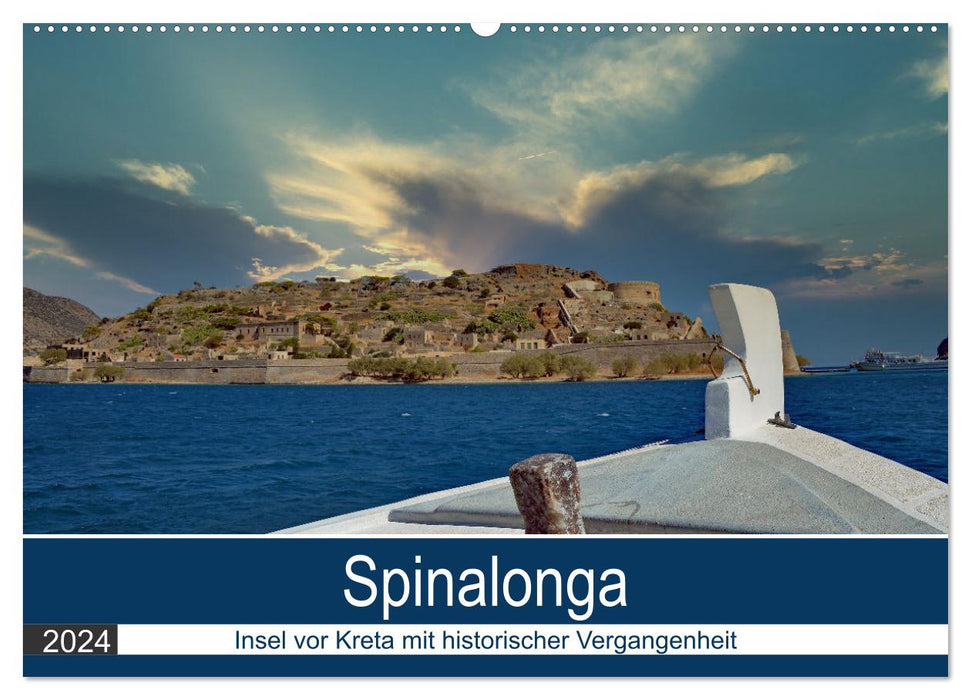 Spinalonga - Insel vor Kreta mit historischer Vergangenheit (CALVENDO Wandkalender 2024)