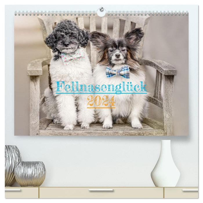 Fellnasenglück (CALVENDO Premium Wandkalender 2024)