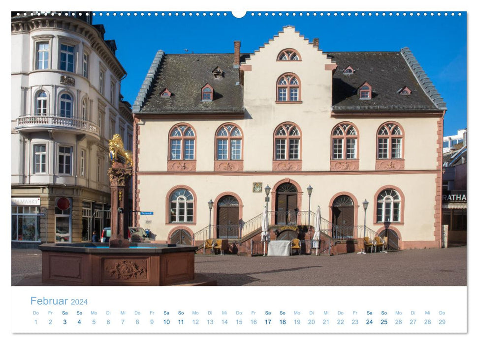 Daheim in Wiesbaden (CALVENDO Premium Wandkalender 2024)