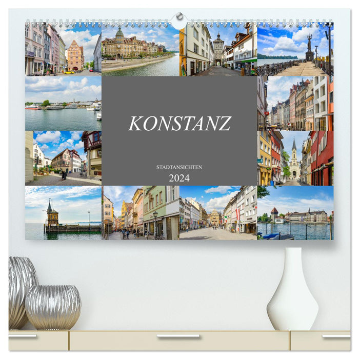 Konstanz Stadtansichten (CALVENDO Premium Wandkalender 2024)