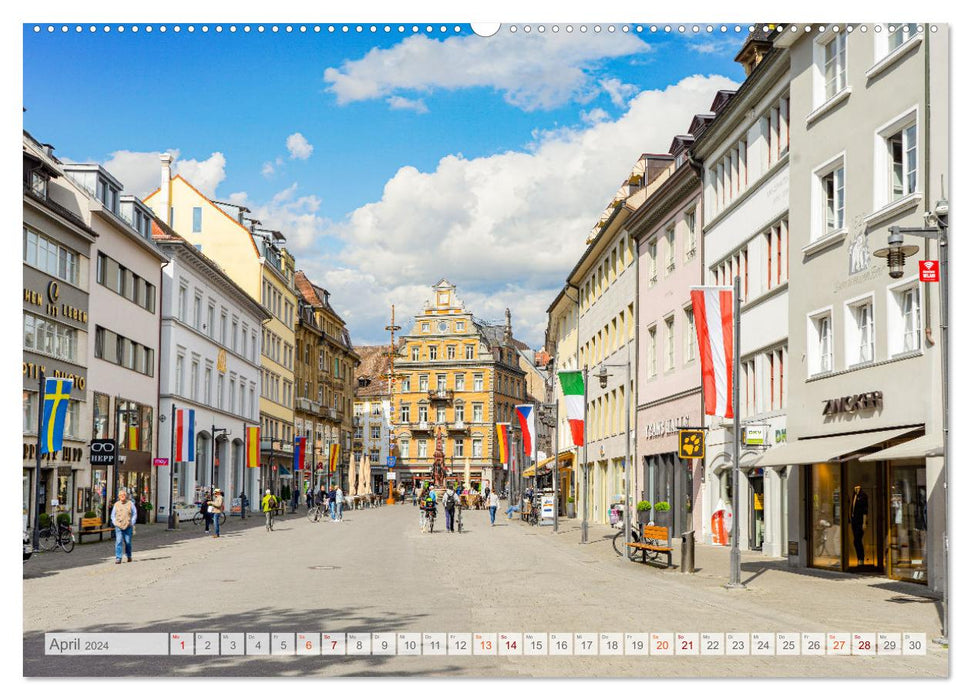 Konstanz Stadtansichten (CALVENDO Premium Wandkalender 2024)