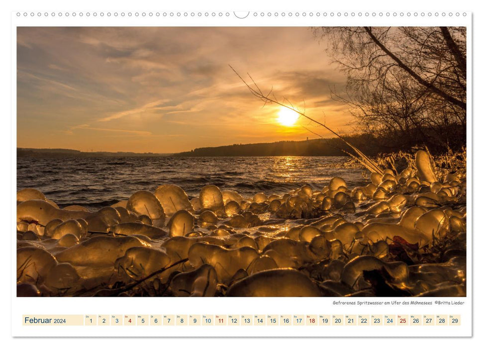 Möhnesee - das westfälische Meer (CALVENDO Premium Wandkalender 2024)