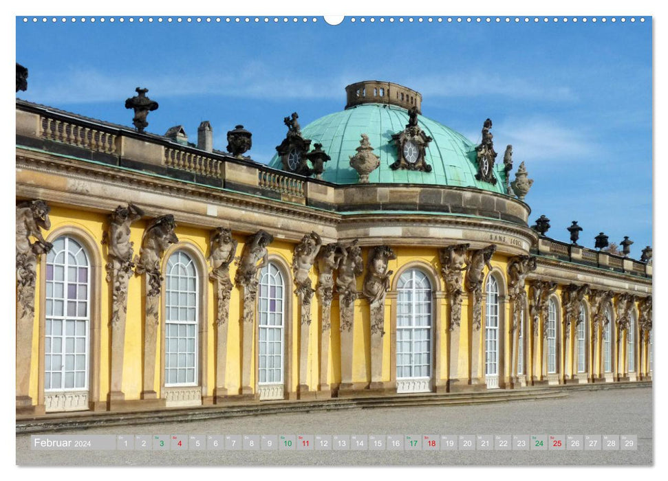 Königliche Residenzen in Potsdam (CALVENDO Premium Wandkalender 2024)